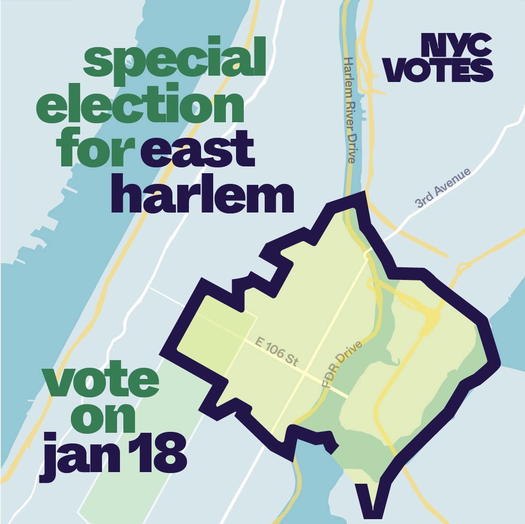 Special Election for East Harlem - January 18, 2022